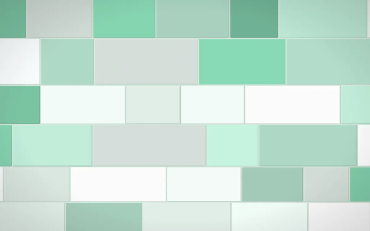 Hanbok Mint Grand Wall — light green and white stone wall background