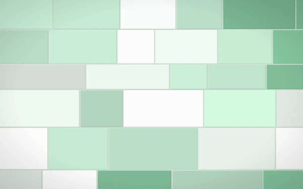 Havana Mint Grand Wall — light green and white stone wall background