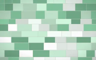 Havana Mint Stone Wall — light green and white stone wall background