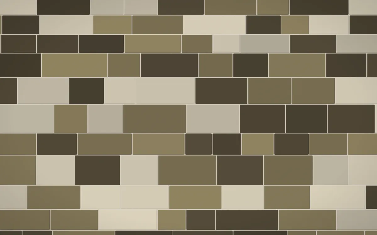 Highland Peat Stone Wall — dark yellow, brown and beige stone wall background