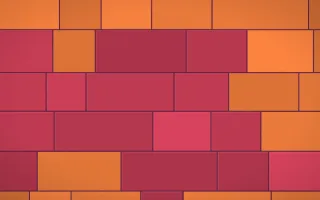 Island Punch Grand Wall — colourful orange, red and pink stone wall background