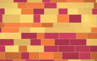 Island Punch Stone Wall — colourful orange, red and beige stone wall background