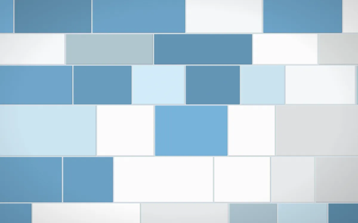 Iznik Blue Grand Wall — light blue and white stone wall background