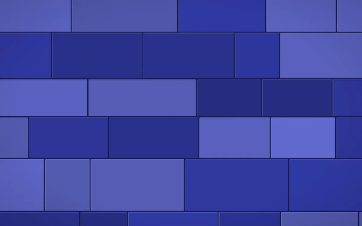 Majorelle Grand Wall — dark blue stone wall background