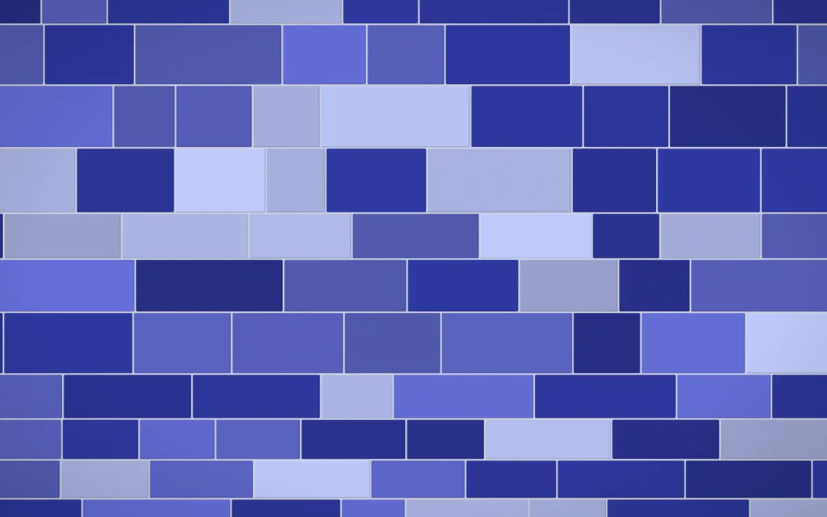 Majorelle Stone Wall — dark blue stone wall background
