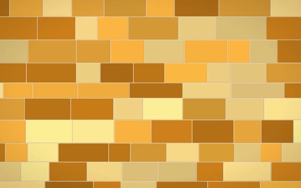 Marigold Temple Stone Wall — colourful orange and beige stone wall background