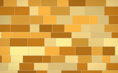 Marigold Temple Stone Wall — colourful orange and beige stone wall background
