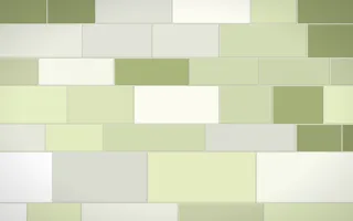 Matcha House Grand Wall — light green and white stone wall background