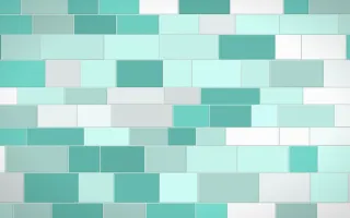 Miami Deco Stone Wall — light teal and white stone wall background