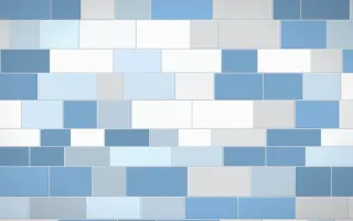 Ming Porcelain Stone Wall — light blue and white stone wall background
