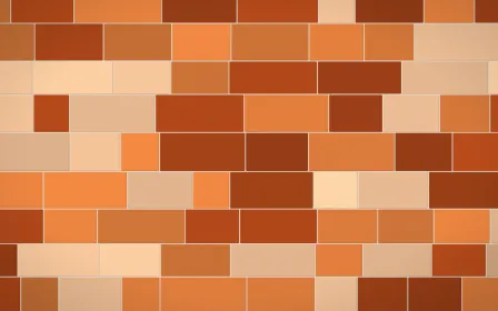 Momiji Maple Stone Wall — colourful orange, brown and beige stone wall background