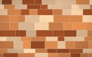 Outback Clay Stone Wall — colourful orange, brown and beige stone wall background