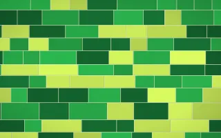 Rio Carnival Stone Wall — colourful green stone wall background