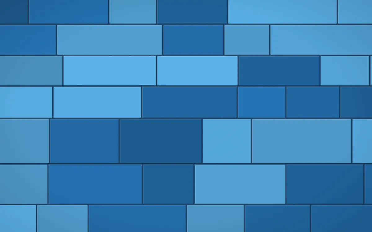 Côte d'Azur Grand Wall — colourful blue stone wall background