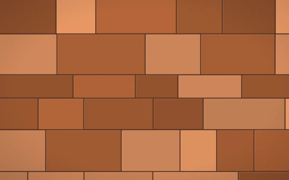Sahara Dusk Grand Wall — colourful orange and brown stone wall background