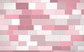 Sakura Paper Stone Wall — light red and white stone wall background
