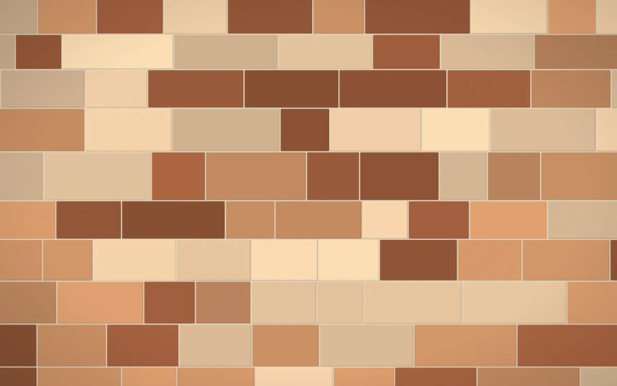 Santa Fe Adobe Stone Wall — colourful orange and beige stone wall background
