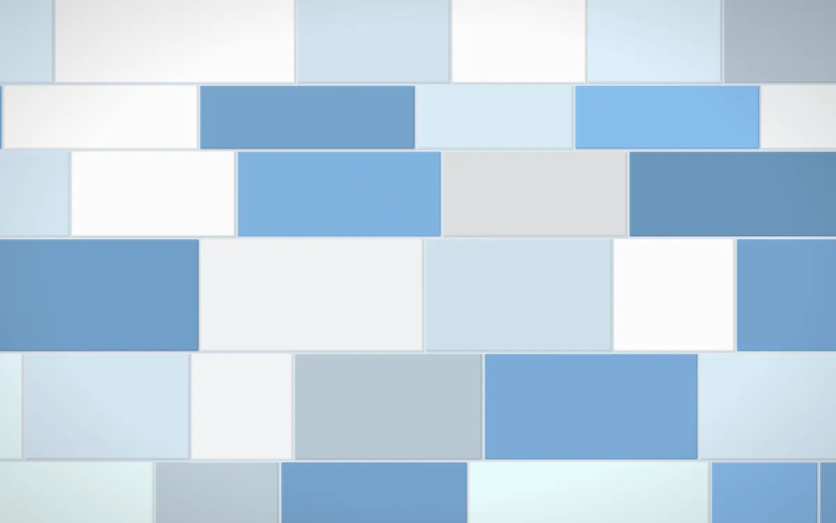Santorini Grand Wall — light blue and white stone wall background