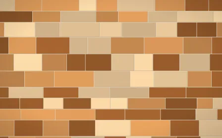 Savanna Clay Stone Wall — colourful orange, brown and beige stone wall background