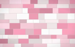 Seoul Blossom Stone Wall — light pink, white and red stone wall background