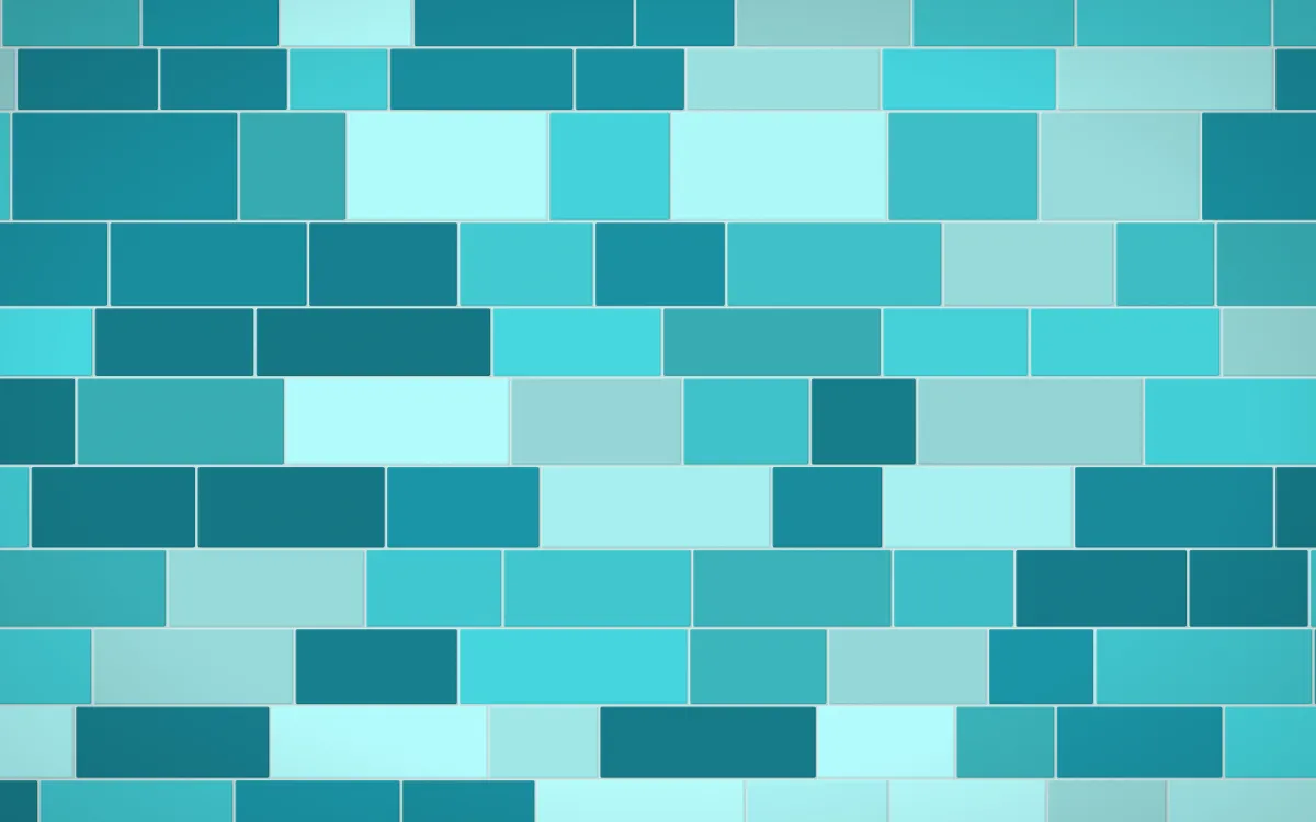 Tahiti Lagoon Stone Wall — colourful teal stone wall background