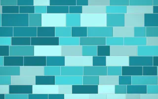 Tahiti Lagoon Stone Wall — colourful teal stone wall background