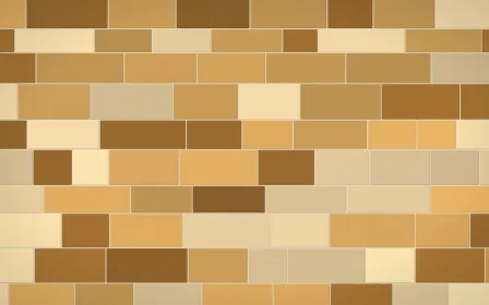 Tuscany Sun Stone Wall — colourful orange, brown and beige stone wall background