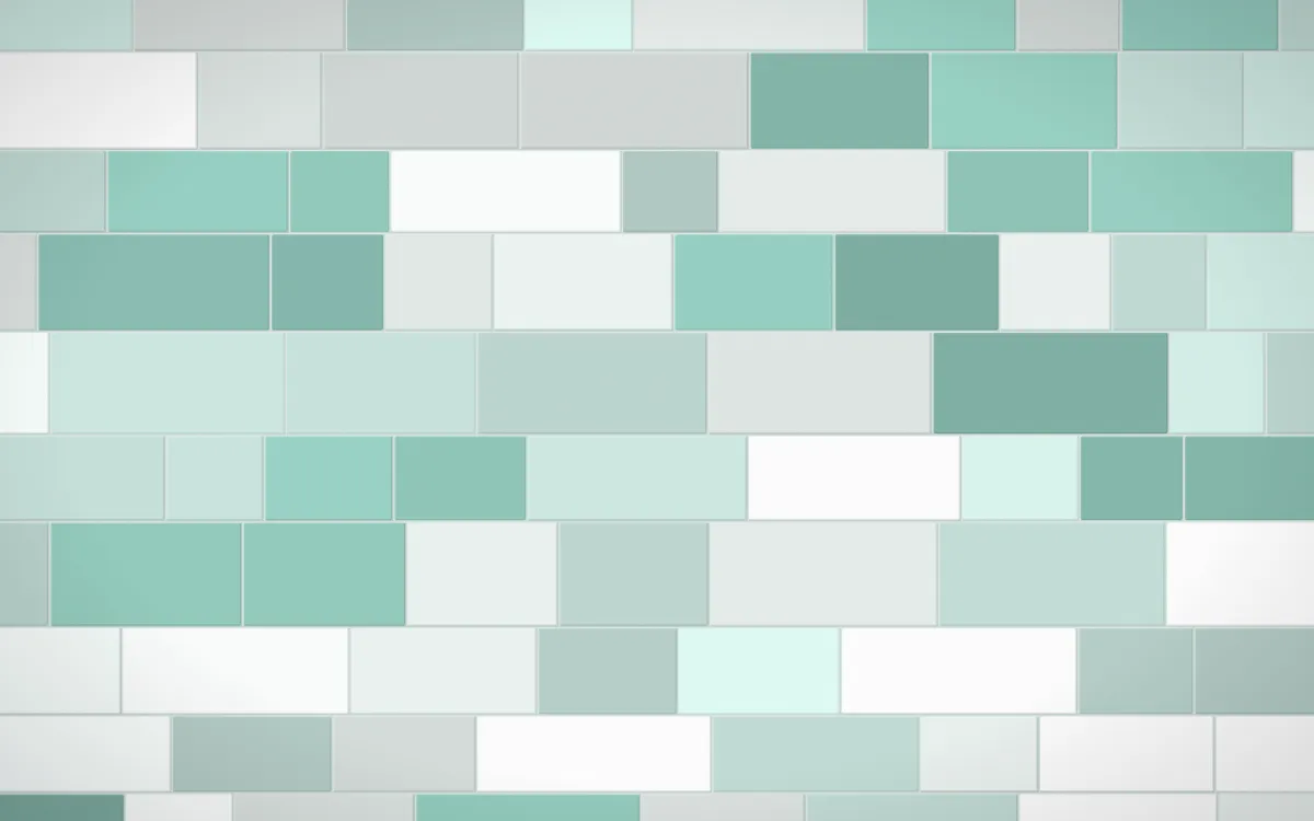 Winter Palace Stone Wall — light teal and white stone wall background