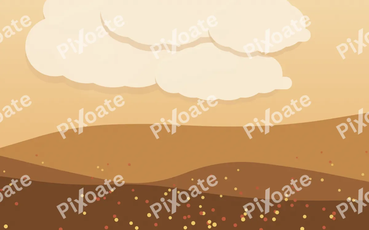 Autumn Patchwork — colourful beige, orange and brown storybook background