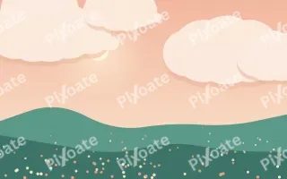 Coral Cove — colourful orange and teal storybook background