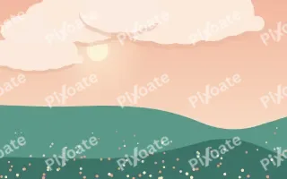 Coral Cove III — colourful orange and teal storybook background, variation III