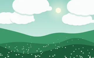 Emerald Valley — colourful teal and green storybook background