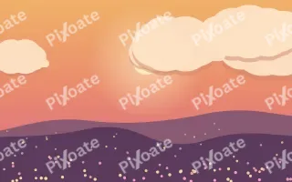 Golden Dusk Meadow II — colourful orange and pink storybook background, variation II