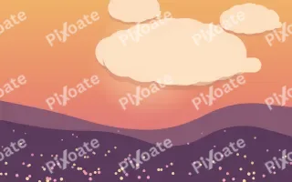 Golden Dusk Meadow III — colourful orange and pink storybook background, variation III