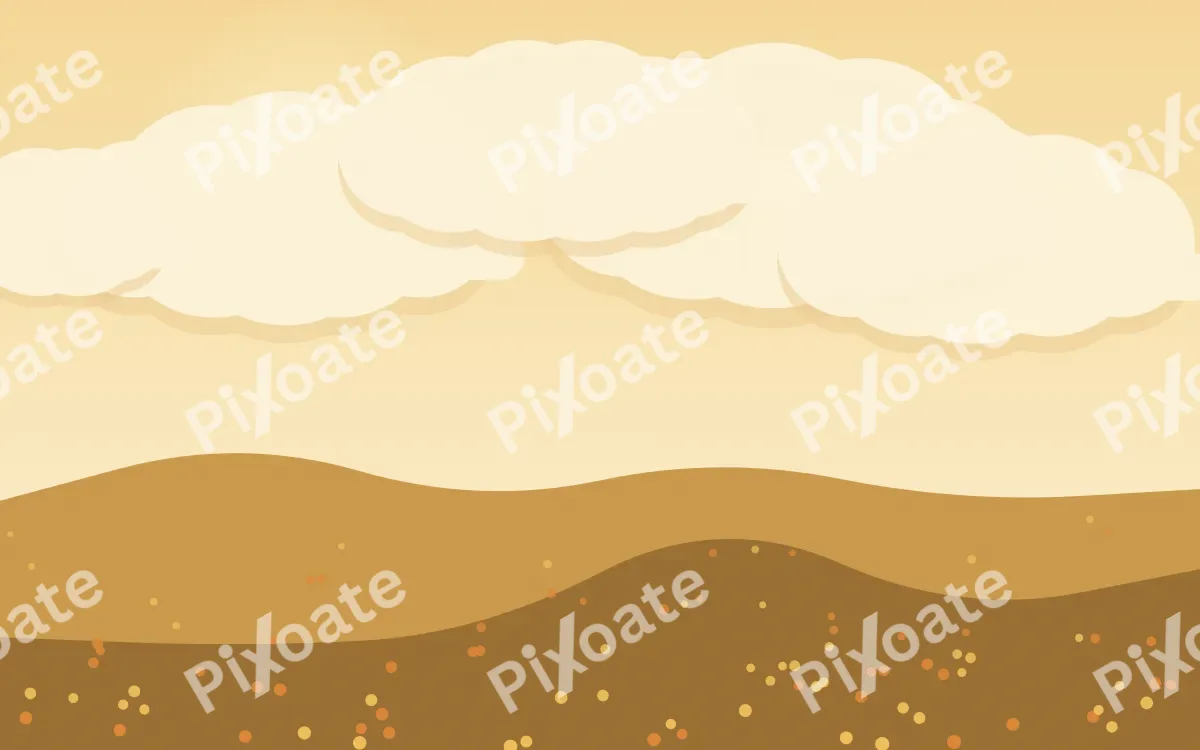 Harvest Gold Field — colourful yellow, orange and brown storybook background