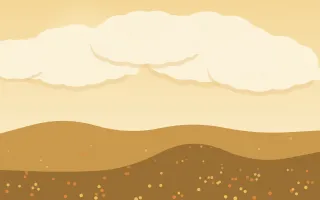 Harvest Gold Field — colourful yellow, orange and brown storybook background