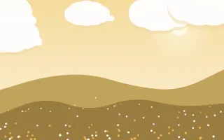 Honey Afternoon II — light yellow and gold storybook background, variation II