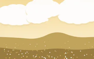 Honey Afternoon III — light yellow and gold storybook background, variation III