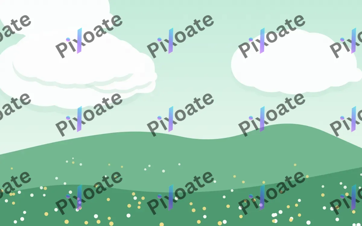 Minty Morning — light green storybook background