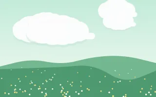 Minty Morning II — light green storybook background, variation II