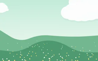Minty Morning III — light green storybook background, variation III
