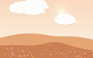 Peach Picnic — light beige and orange storybook background