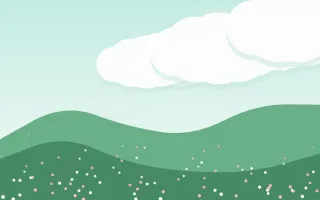 Peppermint Morning — light teal and green storybook background