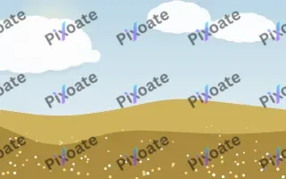 Prairie Gold III — light blue and gold storybook background, variation III