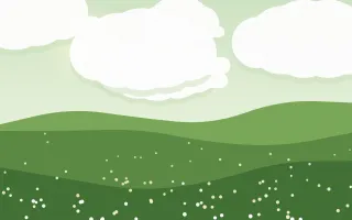 Tea Garden III — light green storybook background, variation III