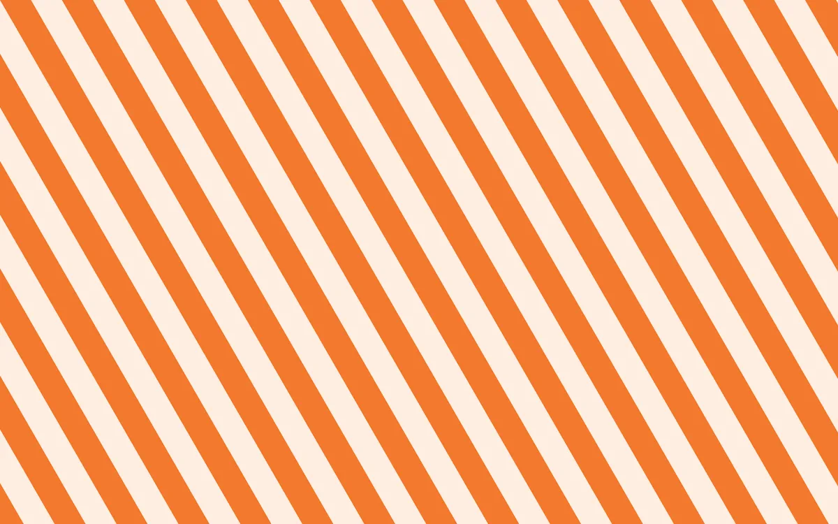 Clementine Bold Bands — colourful orange and beige striped background
