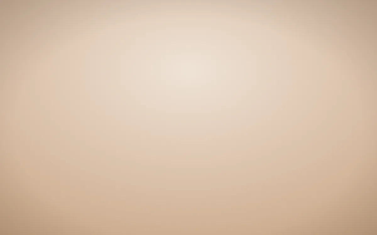 Cocoa Bold Sweep — light orange and beige studio backdrop
