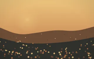 Autumn Glow Sunflower Field V — colourful orange, brown and grey sunflower field background, variation V