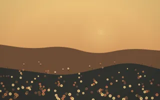 Autumn Glow Sunflower Field X — colourful orange, brown and grey sunflower field background, variation X