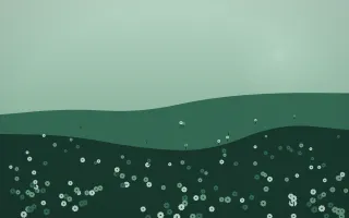 Emerald Mist Sunflower Field VIII — dark green sunflower field background, variation VIII
